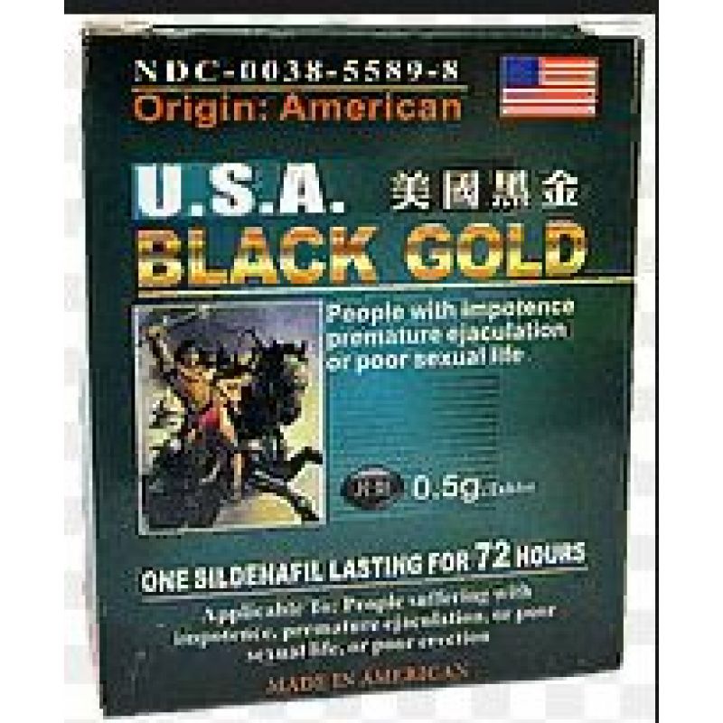 Black gold USA - черное золото (16 таблеток)